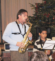 Olivier Fleury enseigne le saxophone